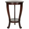 Safavieh Heather Pedestal Side Table - Dark Cherry AMH5711D